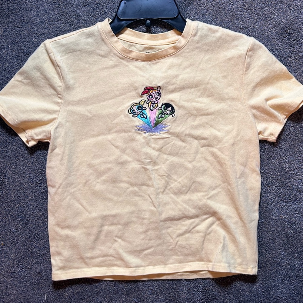 Power puff girls cropped T-shirt!💛